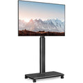 Mobiler TV-Staender auf Rollen fuer 32-70 Zoll VESA 600x400 mm TV Standfuss 6-Fach Hoehenverstellbar 30 schwenkbar Mobil Stabil Max VESA 600x400 mm fuer Mietwohnungen Bueros